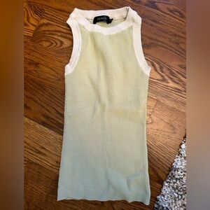 Ribbed Knit Sweater Tank